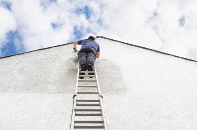 Peinture extérieure au Croisty — façades et ravalement